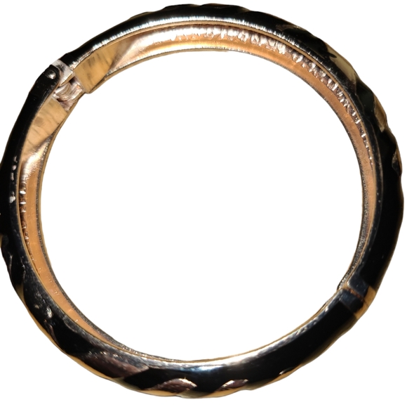 6" Black Enamel Bangle L8 - Picture 2 of 6
